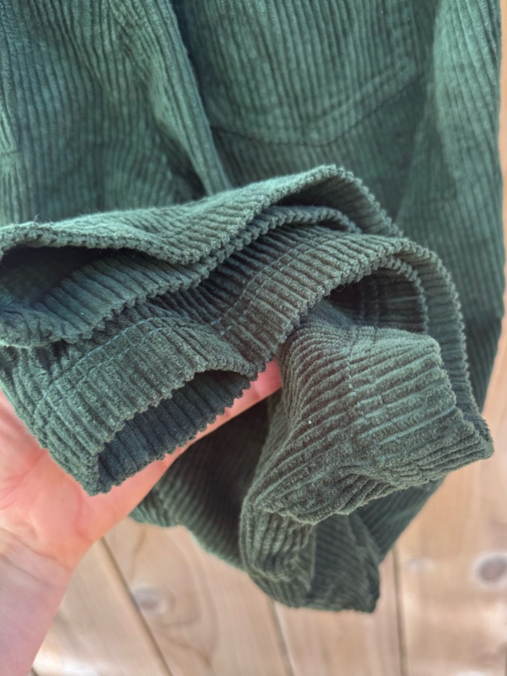 Pact organic wide leg cropped corduroy pants - Picture 5 of 6